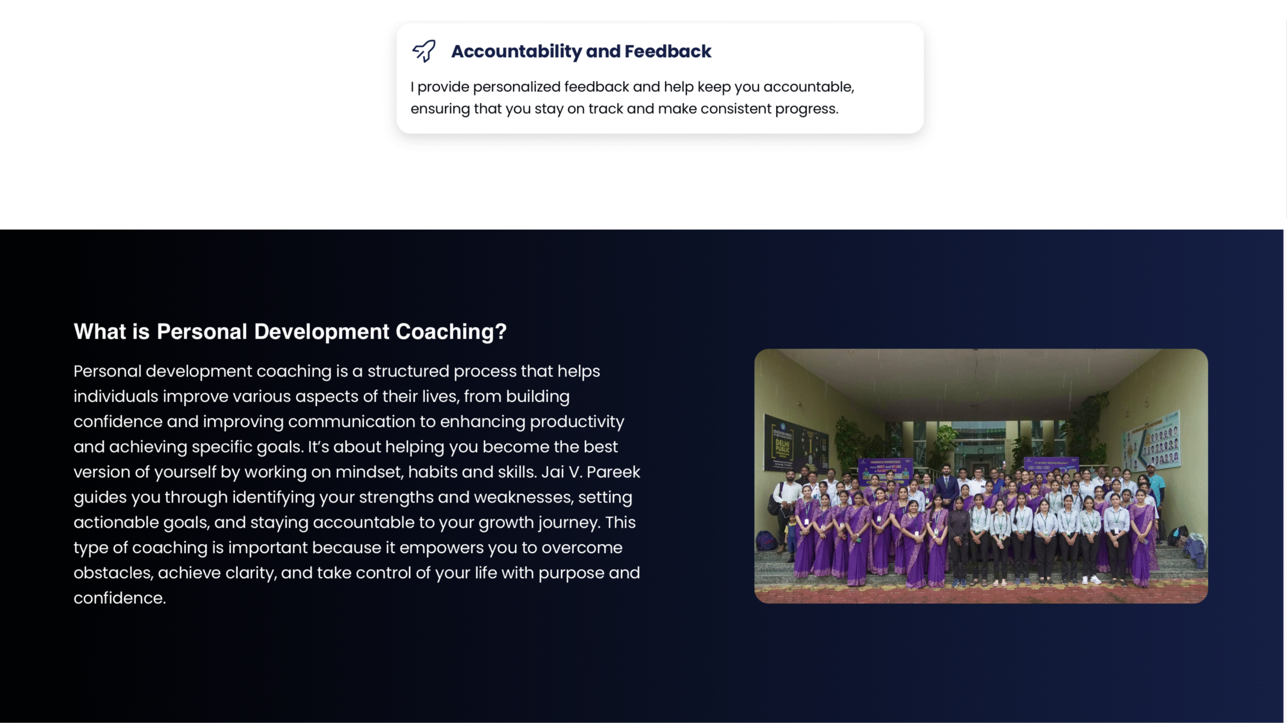Perform the soft skills and image school by Jai Pareek