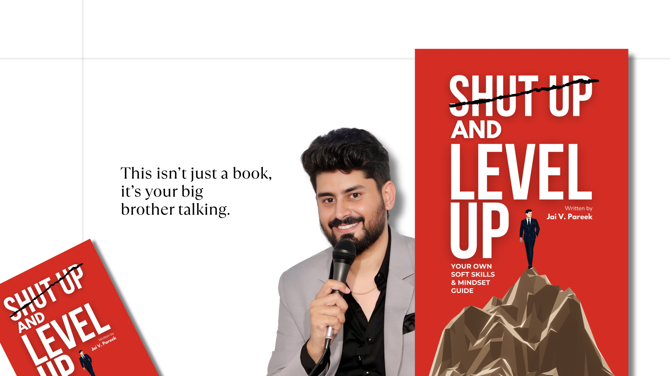 shut up and level up book landing page